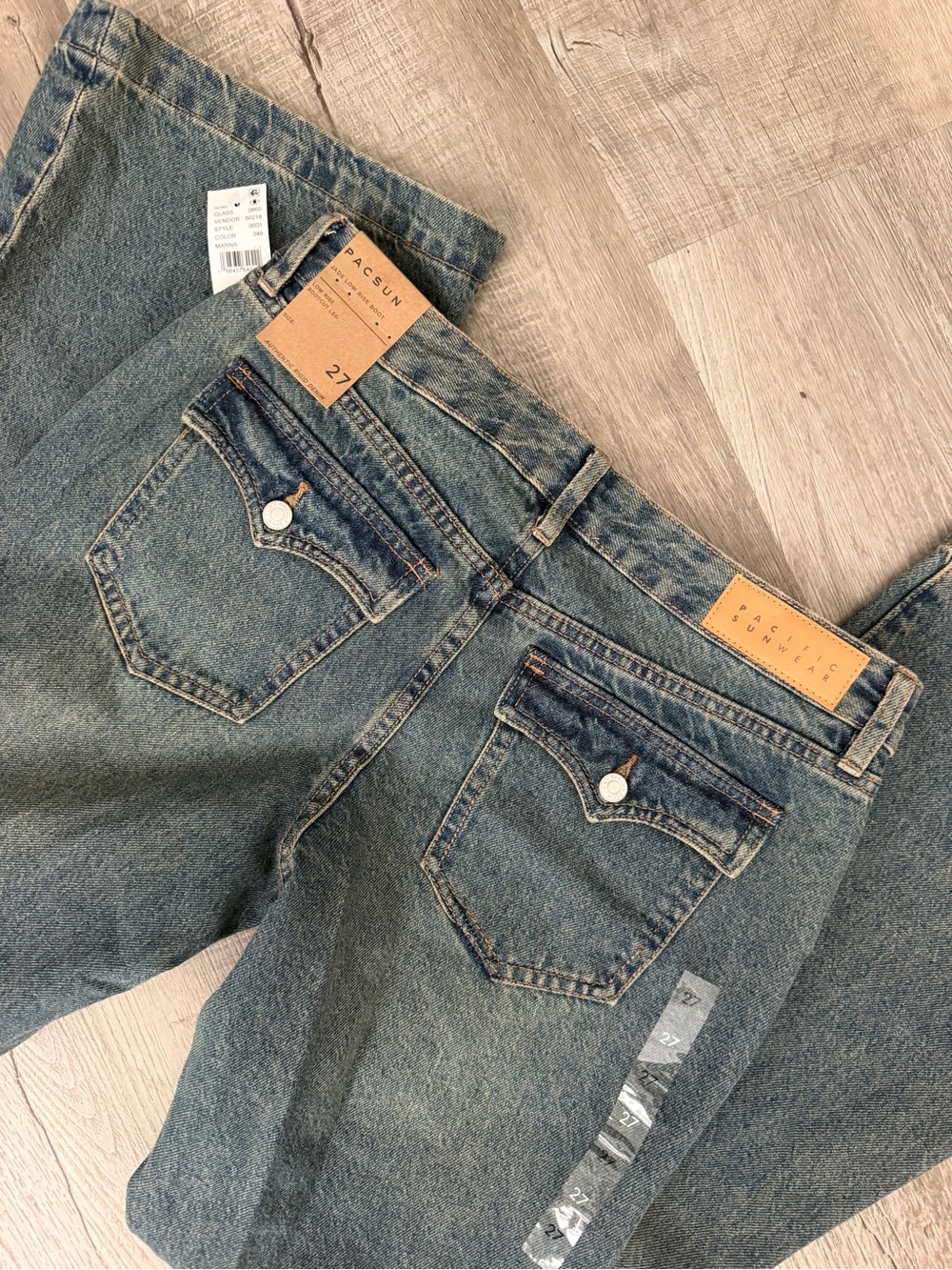 PacSun Vintage-Inspired Blue Denim Jeans